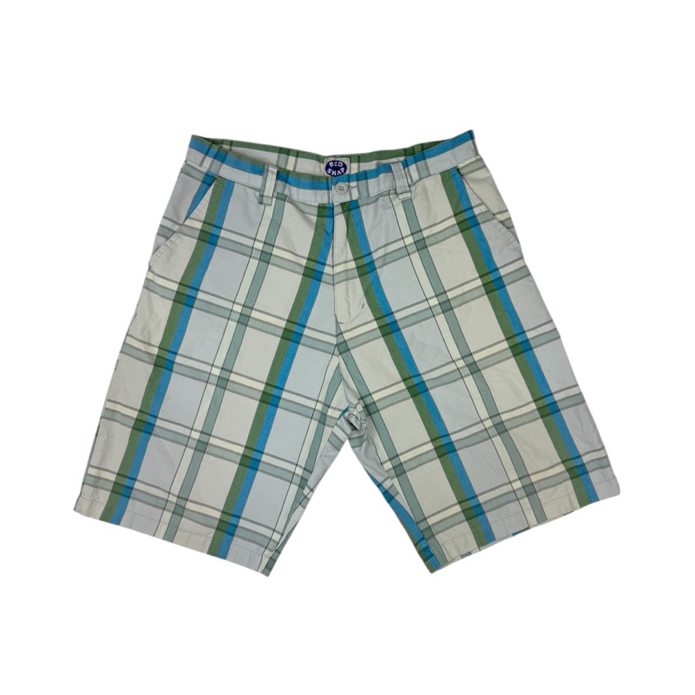 Vintage Red Snap Shorts